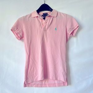 Ralph Lauren the Skinny Polo pink women’s top